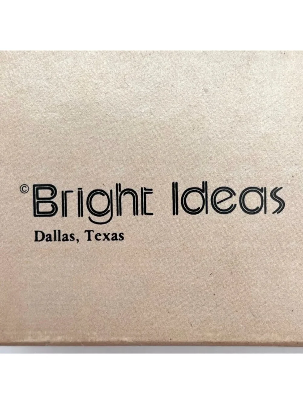 Bright Ideas nostalgic game